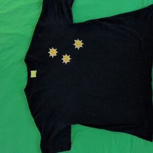 HUF Splat T-shirt Size XL Blue Yellow